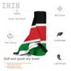 More Design South Sudan Flag Emblem Bath Towel Quick dry Microfiber Absorbing Soft Water Breathable Beach Swimming Bathroom 4