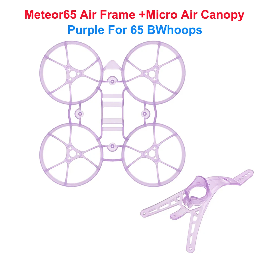 Set de couleurs pour Air65II Micro Drone FPV, incluant coques et hélices variées. Achetez le drone FPV micro Air65II : châssis ou set complet, livré depuis l'Europe.