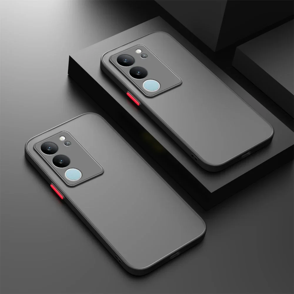 Vivov29 Matte Translucent Shockproof Bumper Case