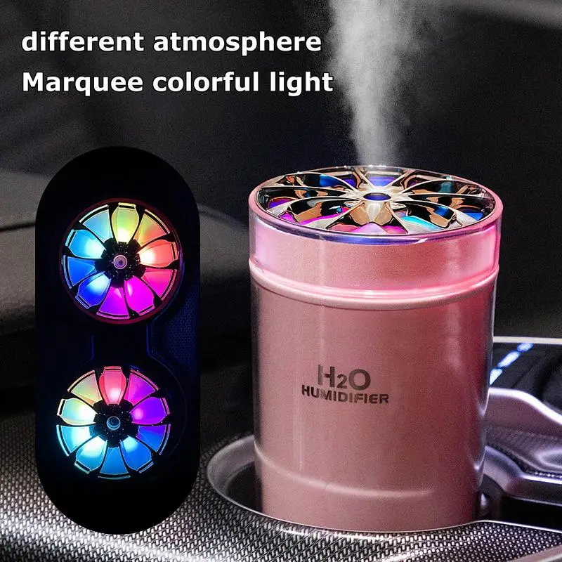Wireless Car Humidifier Portable 300ML Car Fragrance Humidifier Diffuser Travel Mini