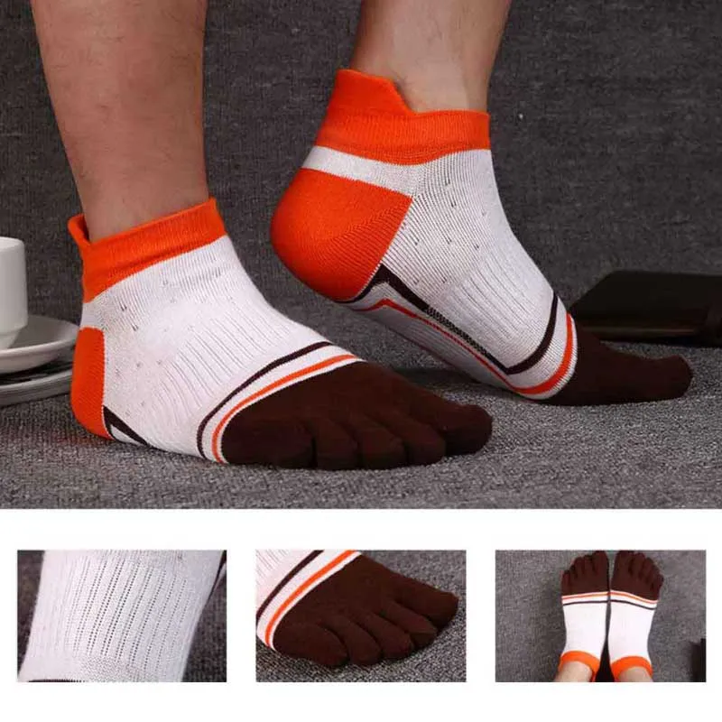Cotton Mens Five Finger Socks Breathable Comfortable mens socks
