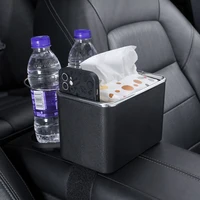 Car Tissue Box With Cup Holder