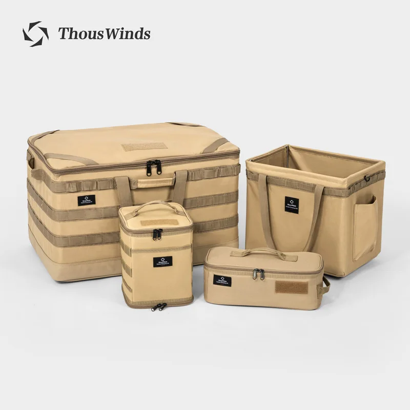 Thous Winds Aufbewahrungstasche Olivgrün - Taktische Camping Tasche 17x15,5x10cm