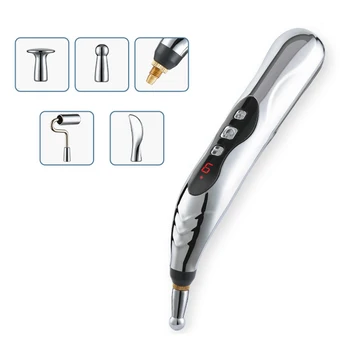 Rechargeable Acupuncture Meridian Pen 5 Heads