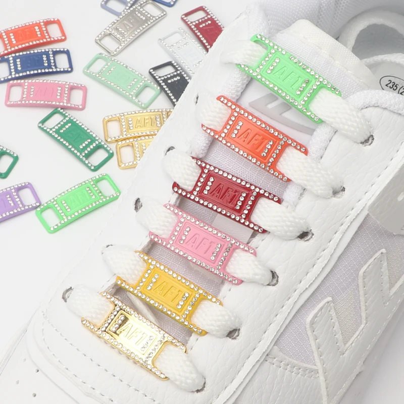 Luxury Rhinestone Diamond Sneaker Charms - Colorful Shoe Decoration Accessories