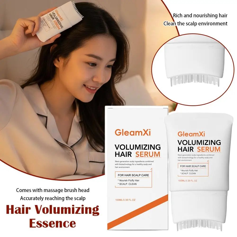 Hair Serum With Built-In Brush,Hair Nourishing Strengthening Essence,Improve Scalp Environment,Scalp Massager,Korean Hair Care - 4