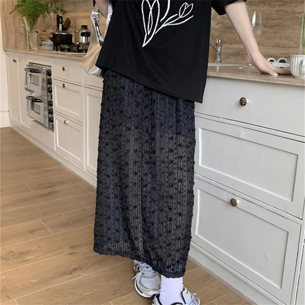 

Женские универсальные юбки PLAMTEE с разрезом, свободная шикарная офисная Дамская Летняя одежда для работы в стиле High Street, облегающая Милая Нежная одежда для офиса, 2023