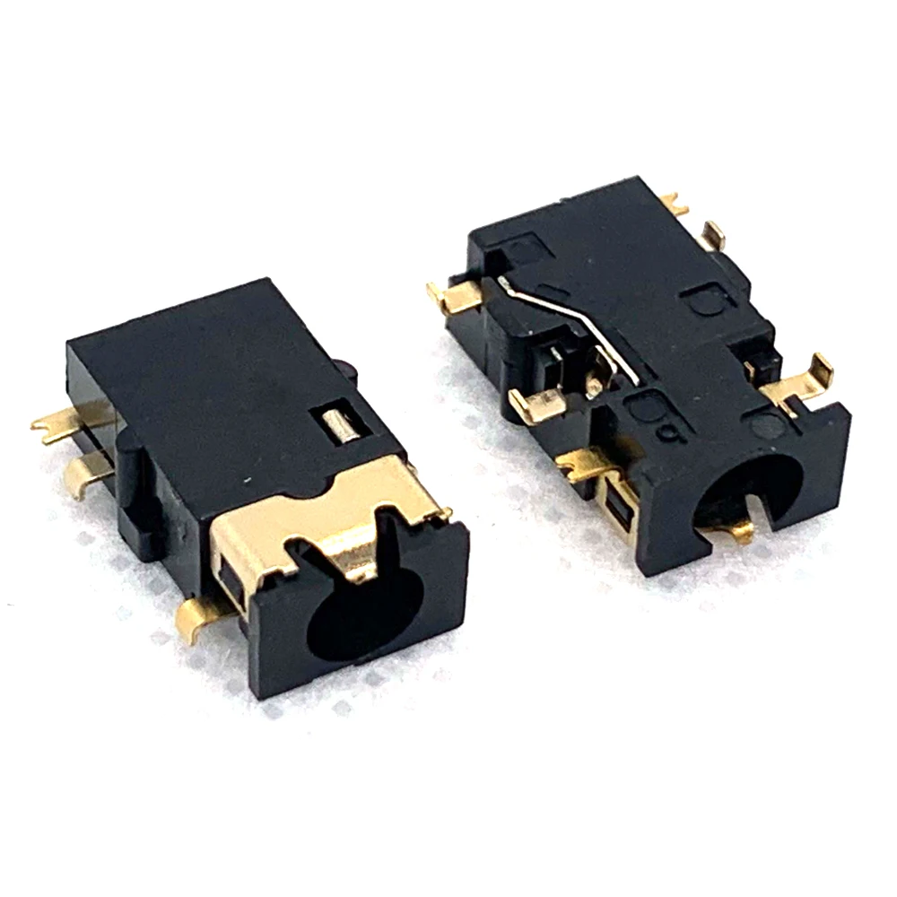 

10pcs PJ342 Gold Plated Earphones,Sink Plate,Headless,4-Pin,DIP,2-Pin,SMD,Four Section,Dual Channel, Audio Interface,3.5mm