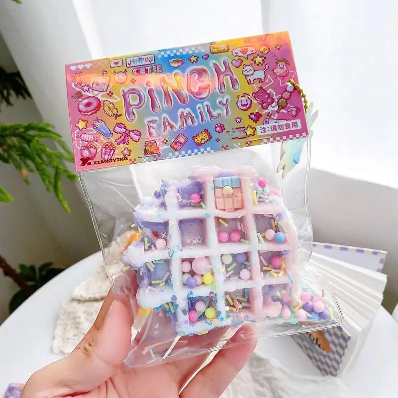 Dessert Squeeze Toy Food Shape Stress Relief Fidget Toys Slow Rising   Donuts Funny Pinch Toys Kids Birthday Christmas Gifts 5
