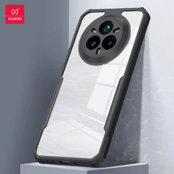 Custodia per telefono Xundd per Realme 14 Pro Plus 14 Pro 14T Versione globale Airbag Anti-goccia Shell, PC + TPU Cover posteriore ultra trasparente 1