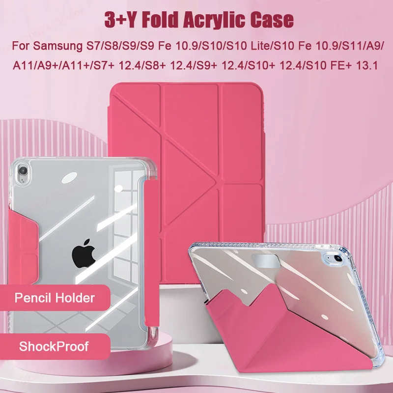 12-Inch Tablet Case with Pencil Holder and Enhanced Protection