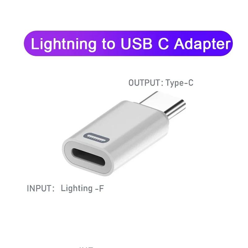 Versatile Female to Type C Adapter for Charging and Data Sync