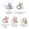 1Pcs Baby Silicone Teether Ring BPA Free Rattles Bracelet Food Grade Newborn Baby Accessories Cartoon Silicone Teething Toys 6