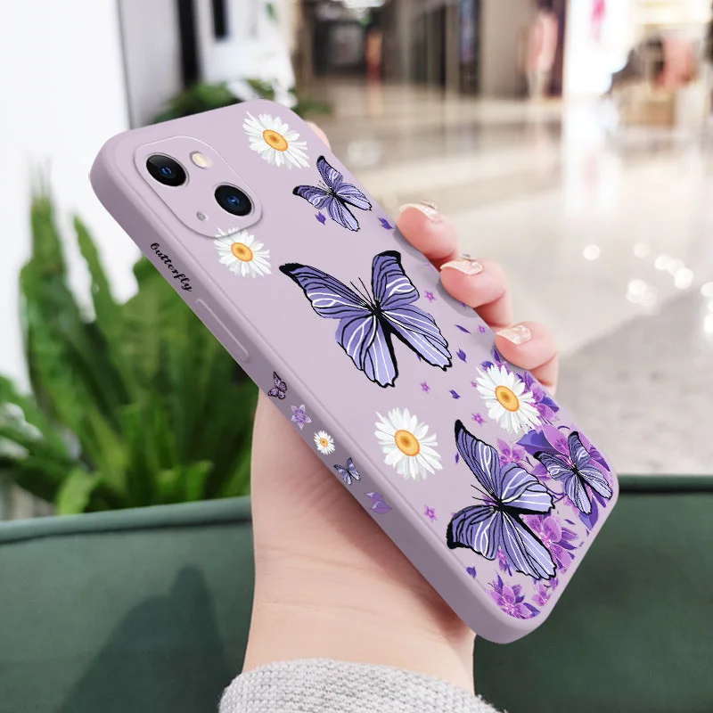 Elegant Purple Butterflies Phone Case Cover