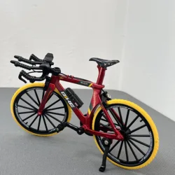 Mini Alloy Diecast Bicycle - Decorative Metal Mountain Bike Toy (As shown)