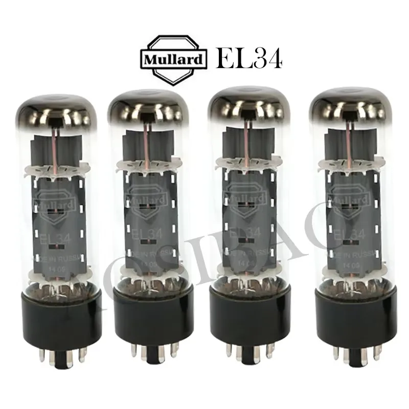 Paire De Tubes EL34 / 6CA7 Mullard B Code (XF2), Lampe De Amplification, Occasion