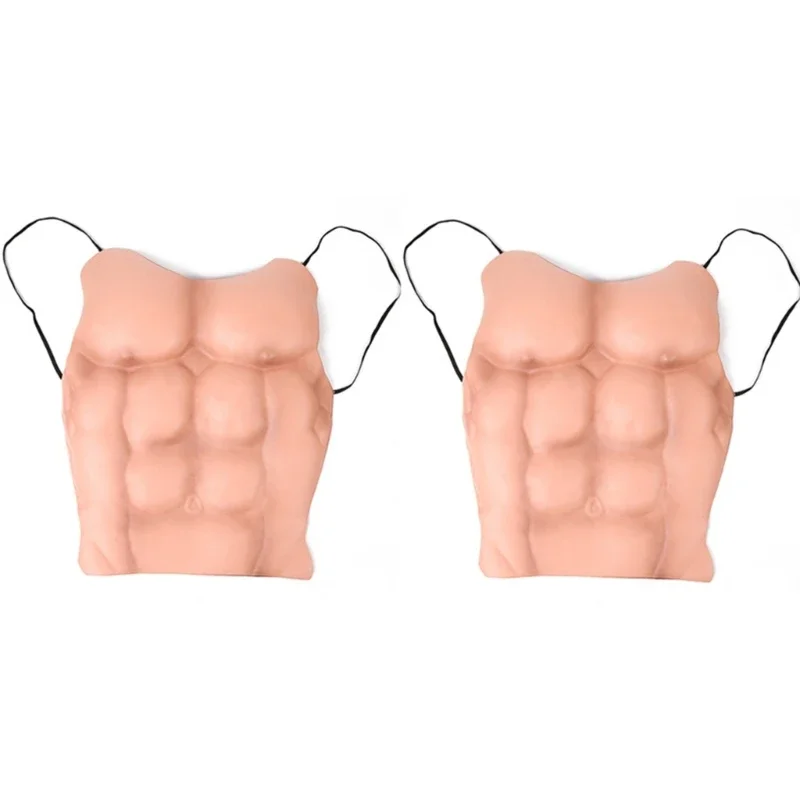 Männer Gefälschte Muskel Brust Gefälschte Muskel Brust Bauch Muskel Haut Shaper Cosplays R7RF – Detail 9