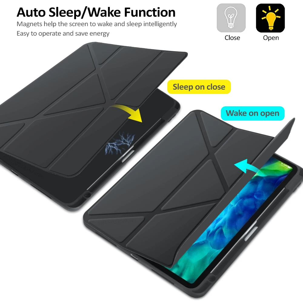 Capa à Prova de Choque para Ipad Capa para Ipad Pro 11 12 10th 10.2 9th 8th 7th Generation 10.9 Air Mini 2023 2023 - Imagem 2