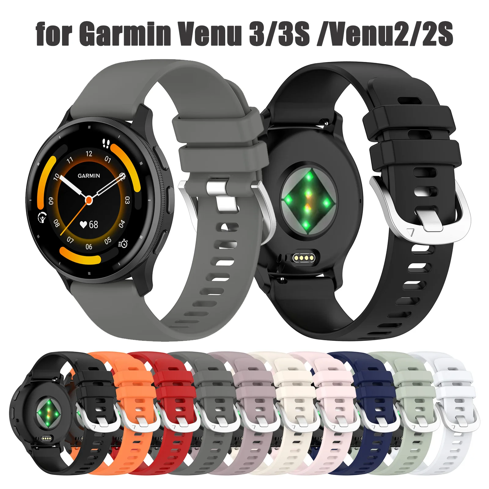 Silicone Sport Strap Wristband Accessory