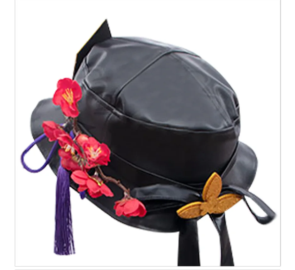 Game Genshin Impact Hu Tao Hat Well-made Hutao Cos Cap Headwear Cosplay Props Nice Gift Adult Size