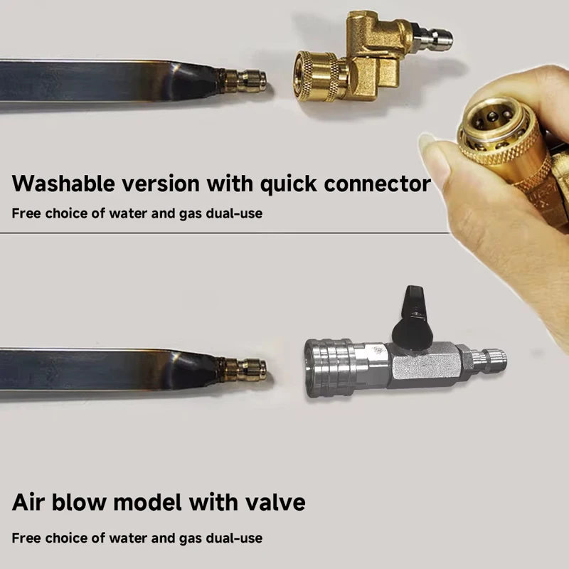 Heavy-Duty Vehicle Water Tank Removal-Free Radiator Condenser Cleaning Tool Water and Steam Dual-Use With 1/4 for Large Trucks 5