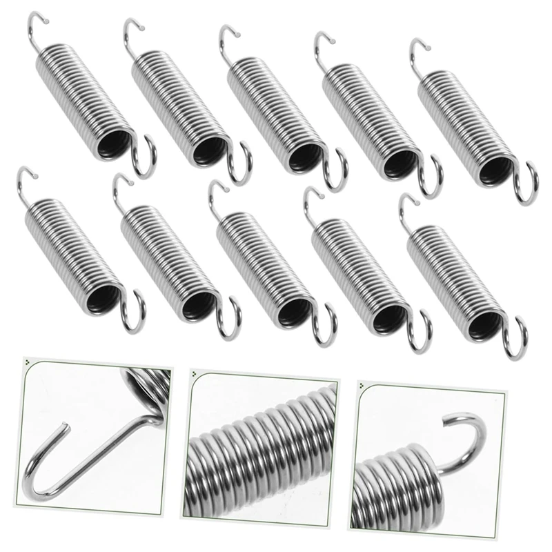 10 Pack Steel Scissor Spring Replacement Spring Silver For Pruning Shears Small Spring Replacement Spring For Pruning Shears 4