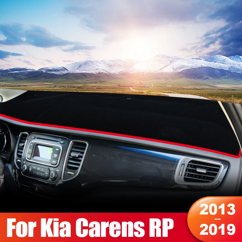 

For Kia Carens RP 2013 2014 2015 2016 2017 2018 2019 Car Dashboard Sun Shade Cover Instrument Panel Mat Non-slip Pad Accessories