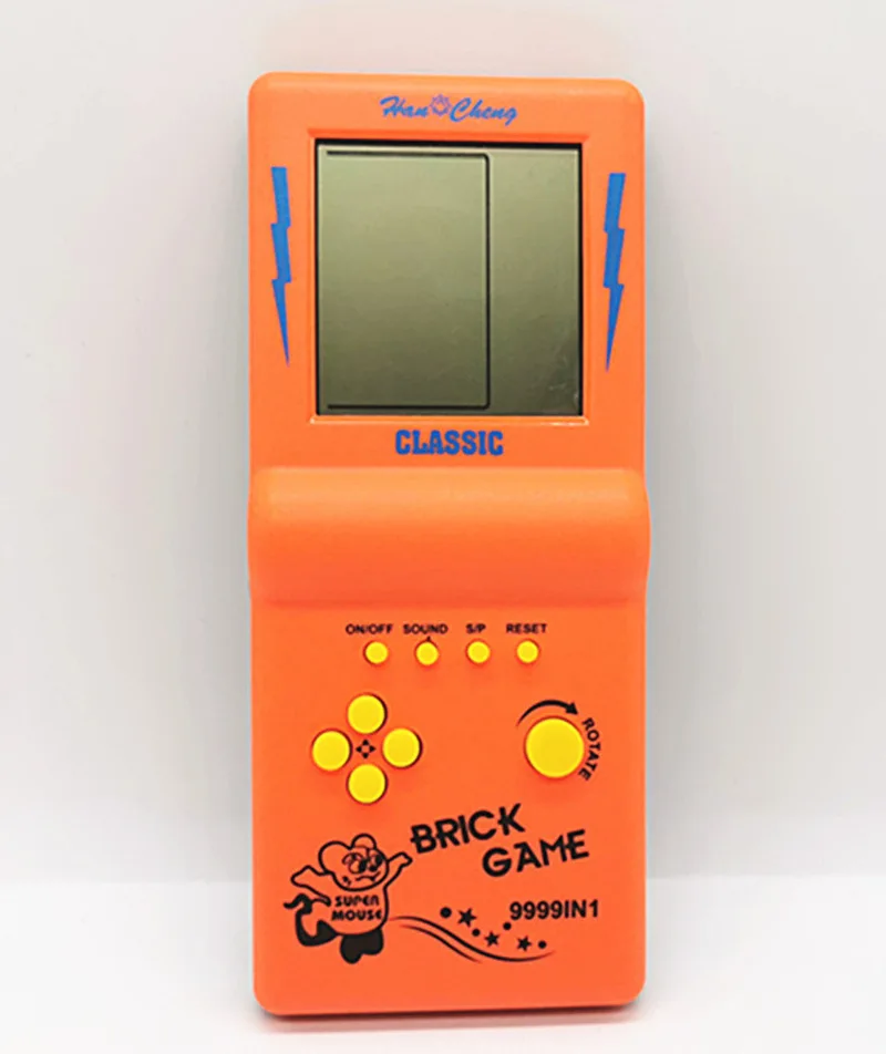 Portable Game Console Tetris Handheld Game Players LCD Screen Electronic Game Toys Pocket Game Console Classic Childhood Gift 