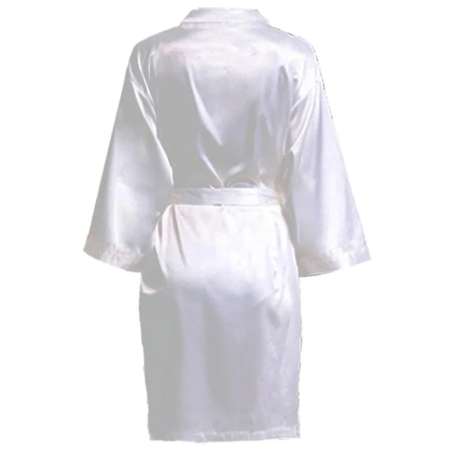 104711-5cf874.jpg Robe de mariée d'équipe de fête de mariage, sans lettres, Kimono, pyjama en Satin, peignoir uni de demoiselle d'honneur, SP088