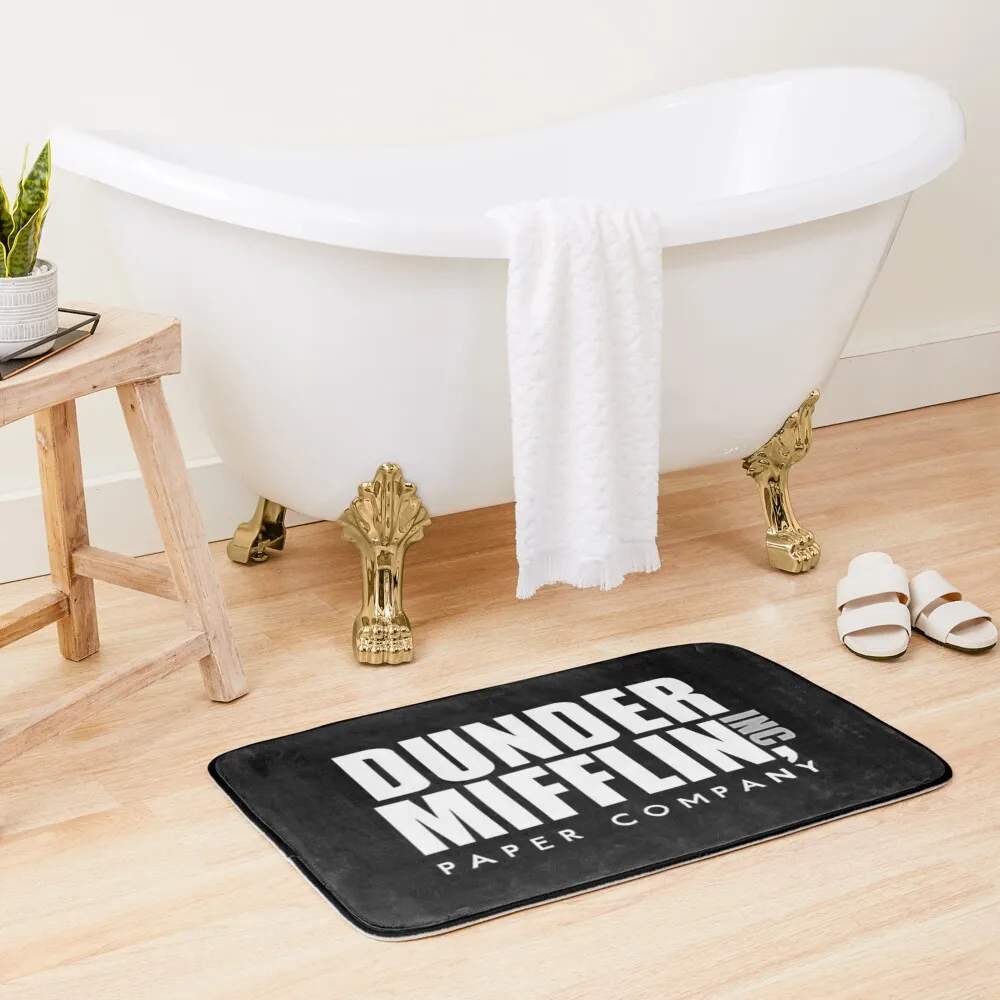 Dunder Mifflin, paper company, the office Bath Mat Bathroom Accessories Sets Luxury Things For Bathroom Living Room Rug Mat company