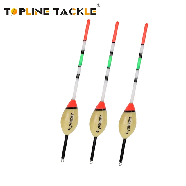 Topline 10pcs Fishing Floats Bobber 1g 15cm Balsa Wood Fishing