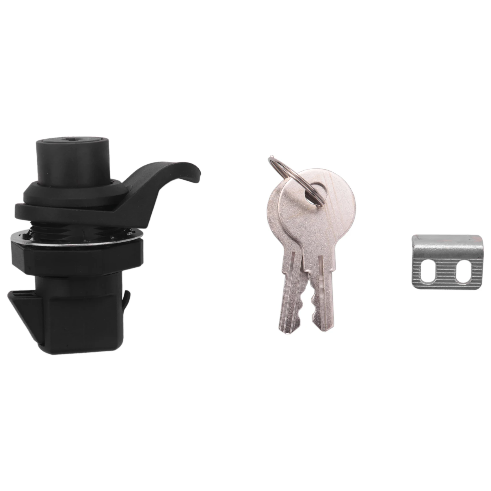 1 Set Locking Push Button Latch for Marine Boat Radio Box, Tool Box