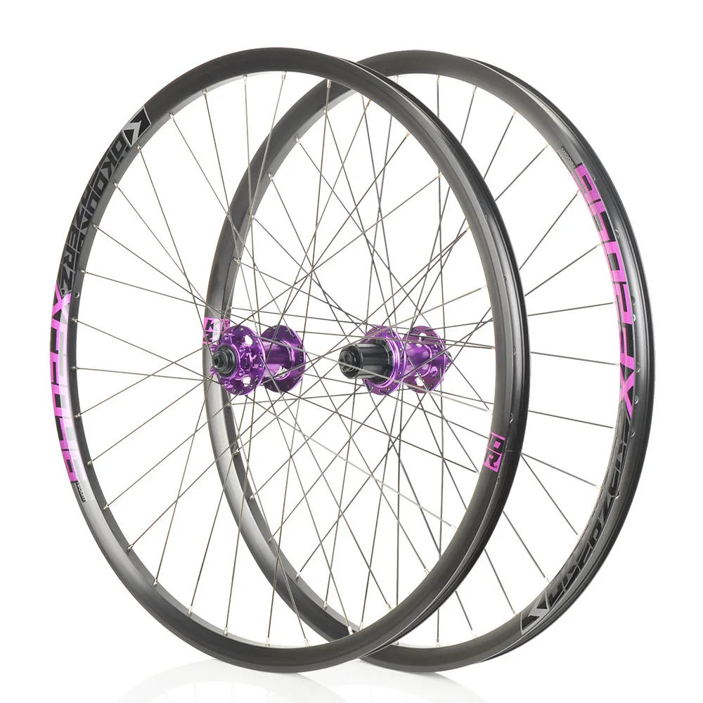 Mountain bike wheelset 26/27.5/29er inch MTB rim 4 Bearing Thru QR XM490PRO hub 8 9 10 11 12speed Wheels