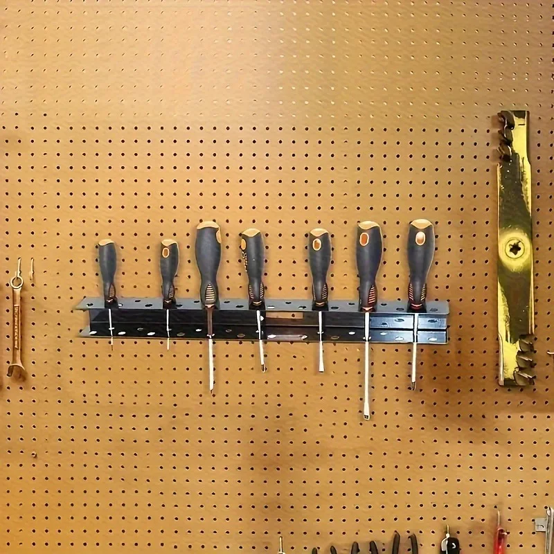 Screwdriver Organizer Wall Mount Hardware Tool Storage Rack Pliers Holder Manual Tools Workshops