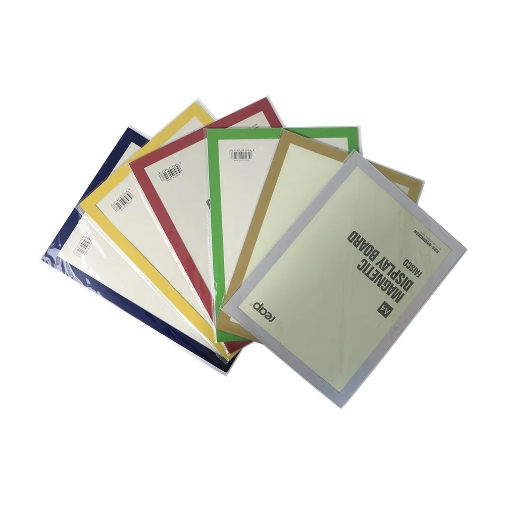 Blueyellow Green Magnetic File Folder Photo Frame Refrigerator Wall Mount Picture Poster Holder Display Sign Frame A4 210*297mm