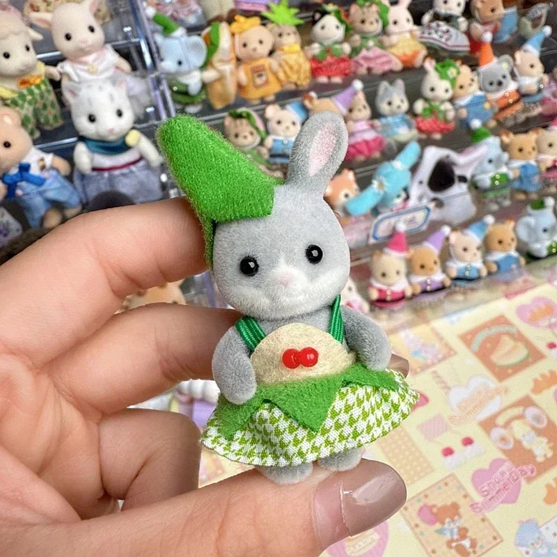 Sylvanian Families Anime Dollhouse Furniture Toys Girl Calico Critters Cute Gifts for Girls Figures Ternurines Small Baby Kids 6 For animal toy set,anime girl figures,doll house toys,dollhouse furniture set,cartoon toy