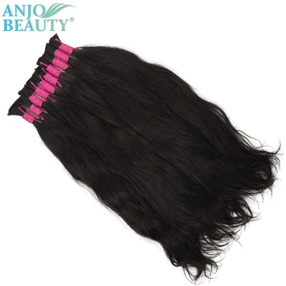 Original Human Hair Bulk For Braiding Mega No Weft Human Braiding Hair Natural Vietnamese Bulk Extensions