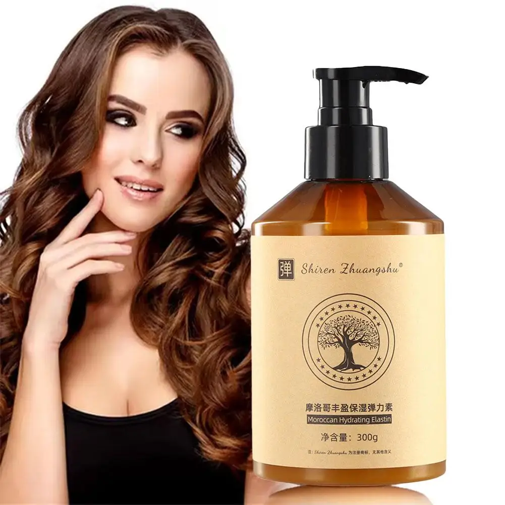 Curling Moisturizing Perm Hair Care Fluffy Styling Elastin Hairdressing Curly Hair Products Cream Curls Spray