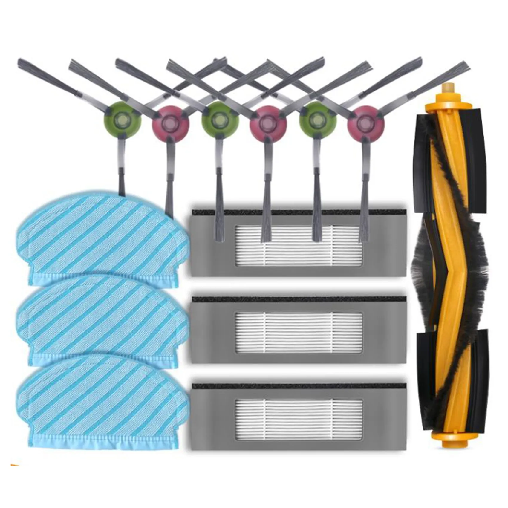 

Roller Brush Hepa Filter Mop for Ecovacs Deebot OZMO 920 950 Yeedi 2 Hybrid Robot Vacuum Cleaner