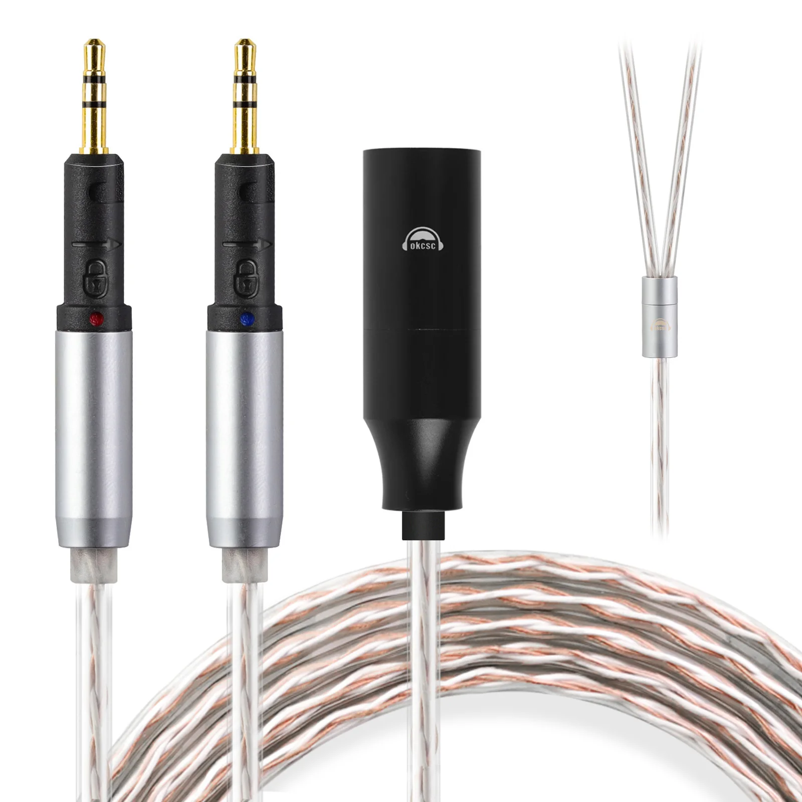 OKCSC R70X イヤホンケーブル Technica R70X/R70xa 用 4 コア