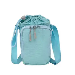 Lightweight Nylon Sling Bag with Adjustable Strap and Zipper Pocket (A)