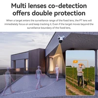 Caméra extérieure IMOU Cruiser Dual 4G 6MP, vision nocturne couleur, sécurité domestique, détection de véhicules par IA, surveillance PT 5