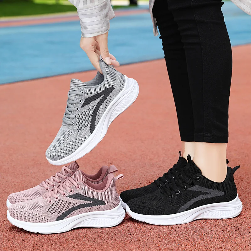 Running Shoes 2024 Spring and Autumn Season New Women's Shoes Hot Selling Large Size Soft Sole Casual Sports Shoes for Women
