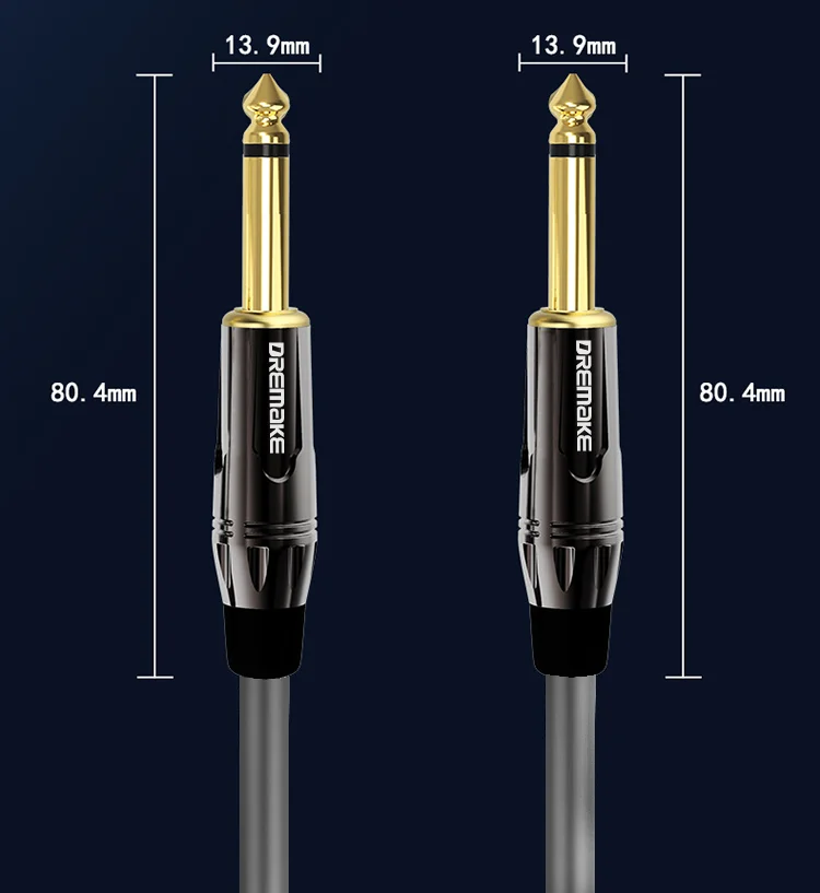 Cavo Jack 6,35mm Per Chitarra E Strumenti Musicali - 2 Metri, TRS Bilanciato, Plug & Play - Foto 2