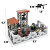 WW2 Army Military Base Model Building Kits Boys Toys Military Mini Army Supplies Guns Building Blocks Sets 3