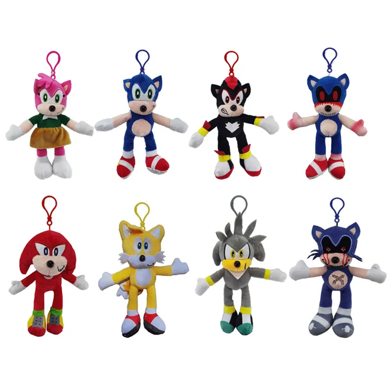 Sonic The Hedgehog: Shadow, Amy Rose, Knuckles & Tails Plush Toys