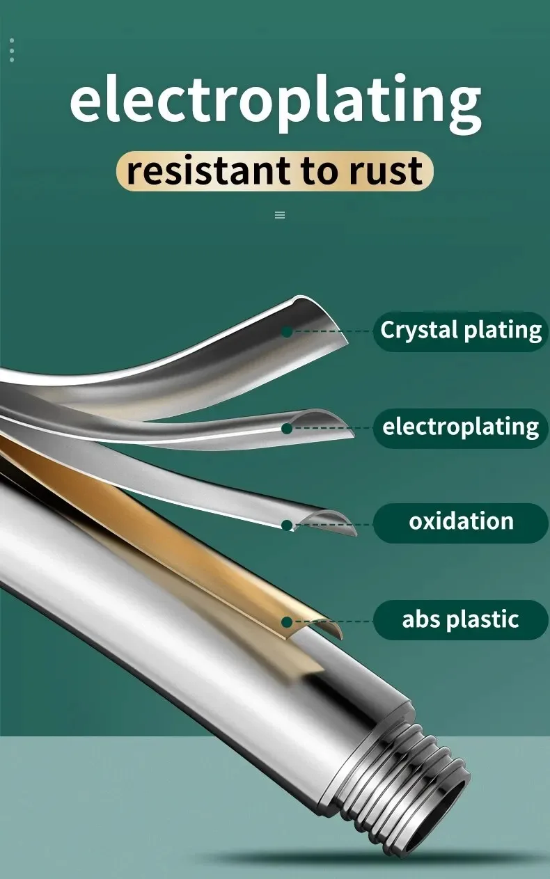 Description Picture 4 of itemBathroom Accessories Shower Head High Pressure Large Water Output Universal Adaptation Pressurized Hand Shower Nozzle Water