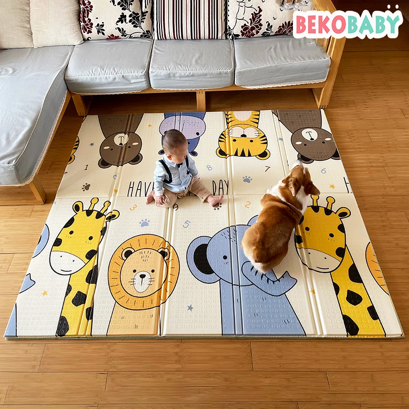 Bekobaby 200*180cm Baby Play Mat Folding XPE Kid Crawling Pad Child Toddler Thermal Rug Game Pad Educational Gift Play Mattress 1 Bekobaby 200*180cm Baby Play Mat Folding XPE Kid Crawling Pad Child Toddler Thermal Rug Game Pad Educational Gift Play Mattress 1
