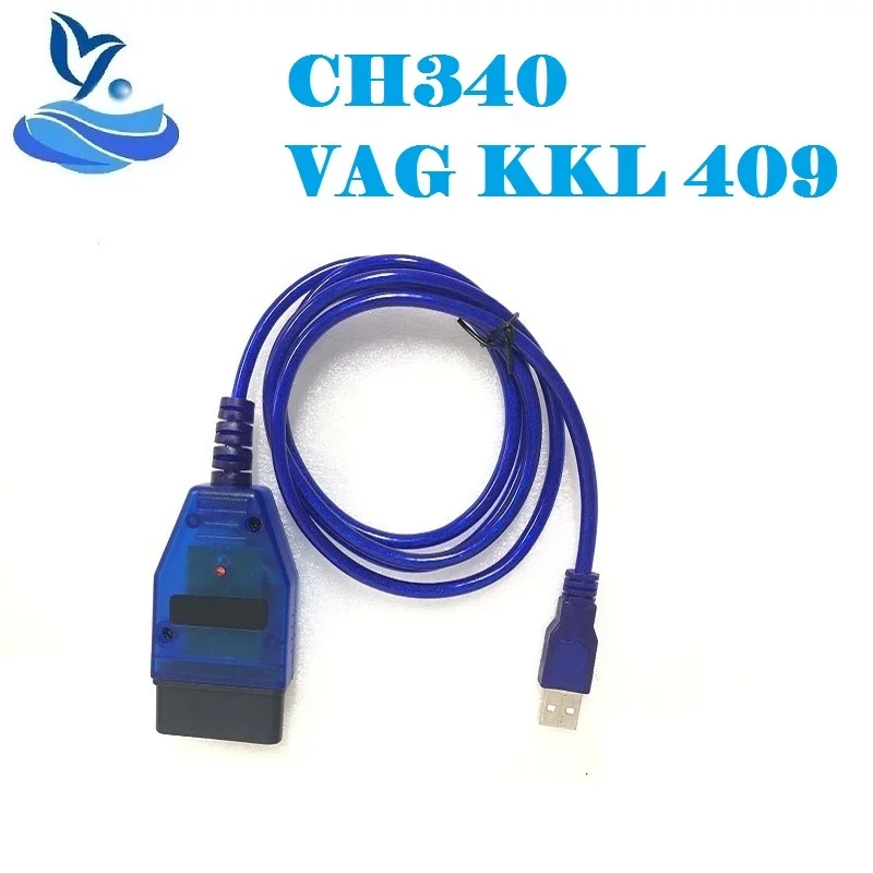 Chip CH340 VAG KKL 409 OBD2 Diagnostic Cable VAG 409 KKL Precision