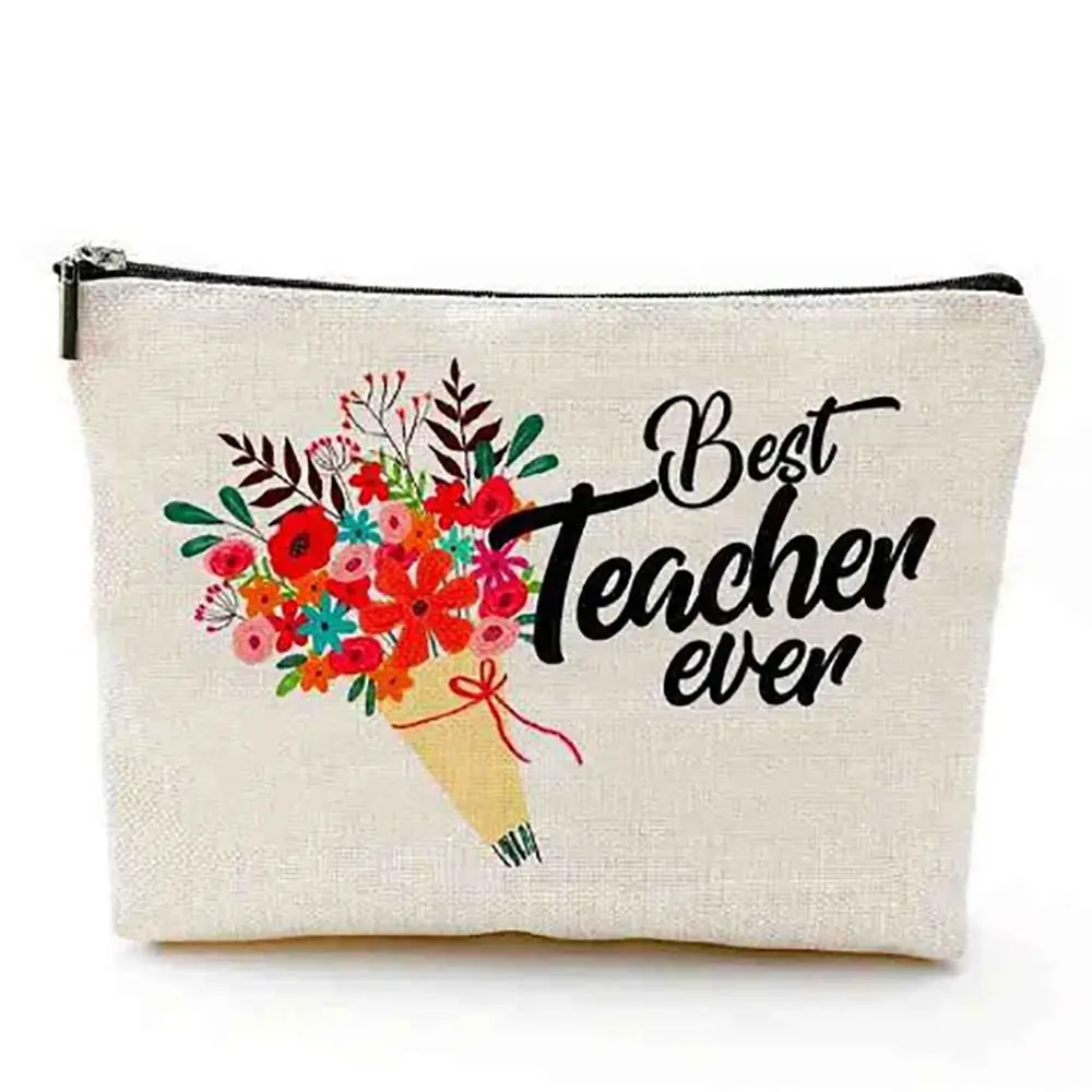 Teacher Survival Kit,Teacher Appreciation Gift, Graduation Gifts for Teachers, Waterproof Makeup Bag, High School makeup bags 4